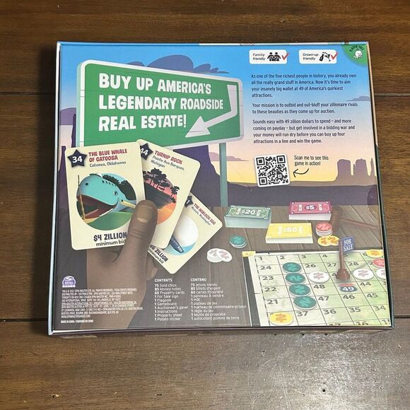 Zillionaires Board Game Spin Master - Picture 3 of 5